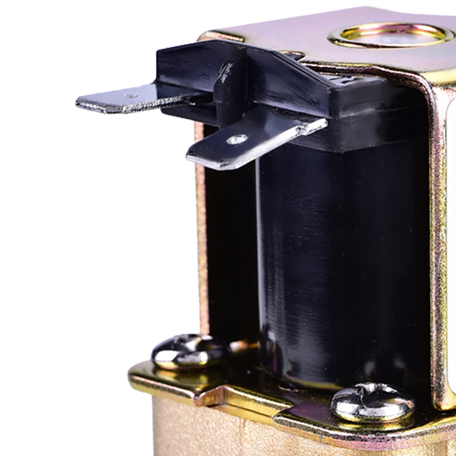 Artillery Electrovanne, 3/4" DC 24V Normalement Fermé En Laiton Électrique Electrovanne pour Le Contrôle de L'eau Vannes de Commutation de Débit pour Le Contrôle de L'eau, Vanne solénoïde d'eau