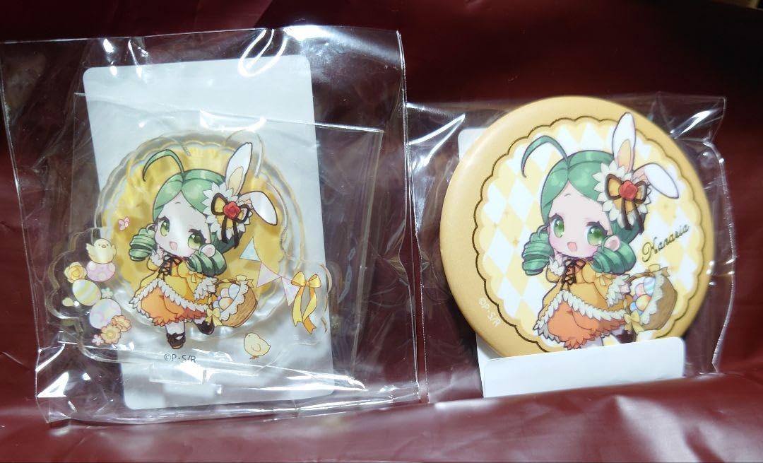 ローゼンメイデン ミニ缶バッジ　金糸雀 金糸雀 「ローゼンメイデン20周年展 カンバッジ 愛蔵版カバー
