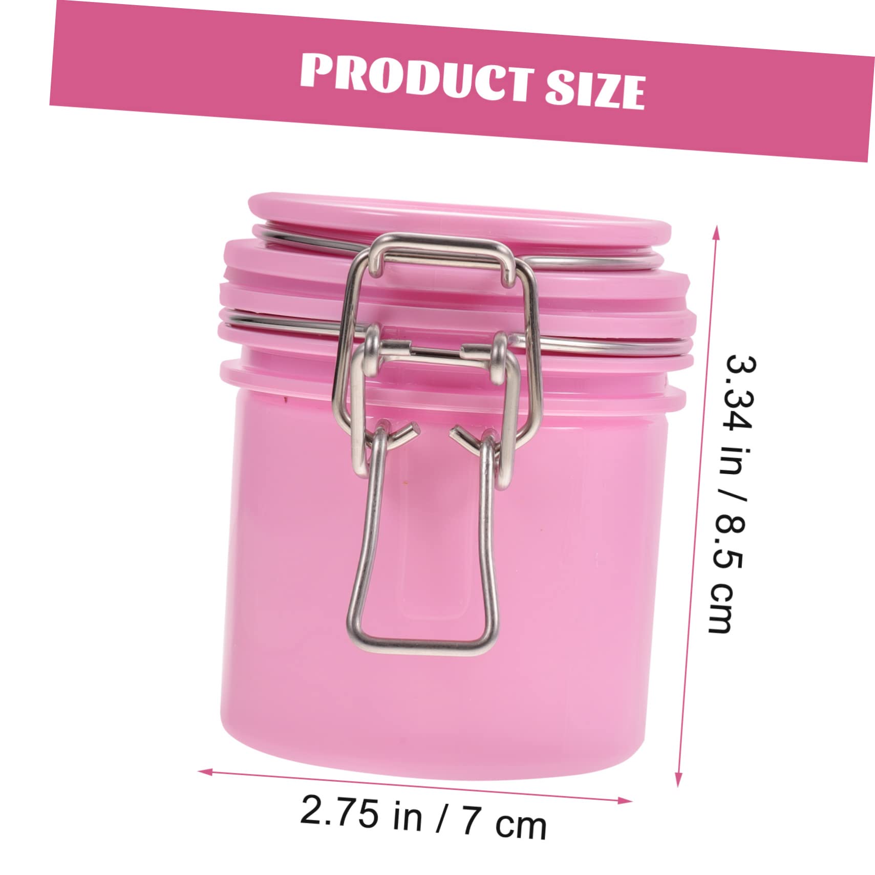 Ipetboom Eyelash Extension Containers 2 Sealed Jars for Lash Large Capacity Leakproof Easy to Store