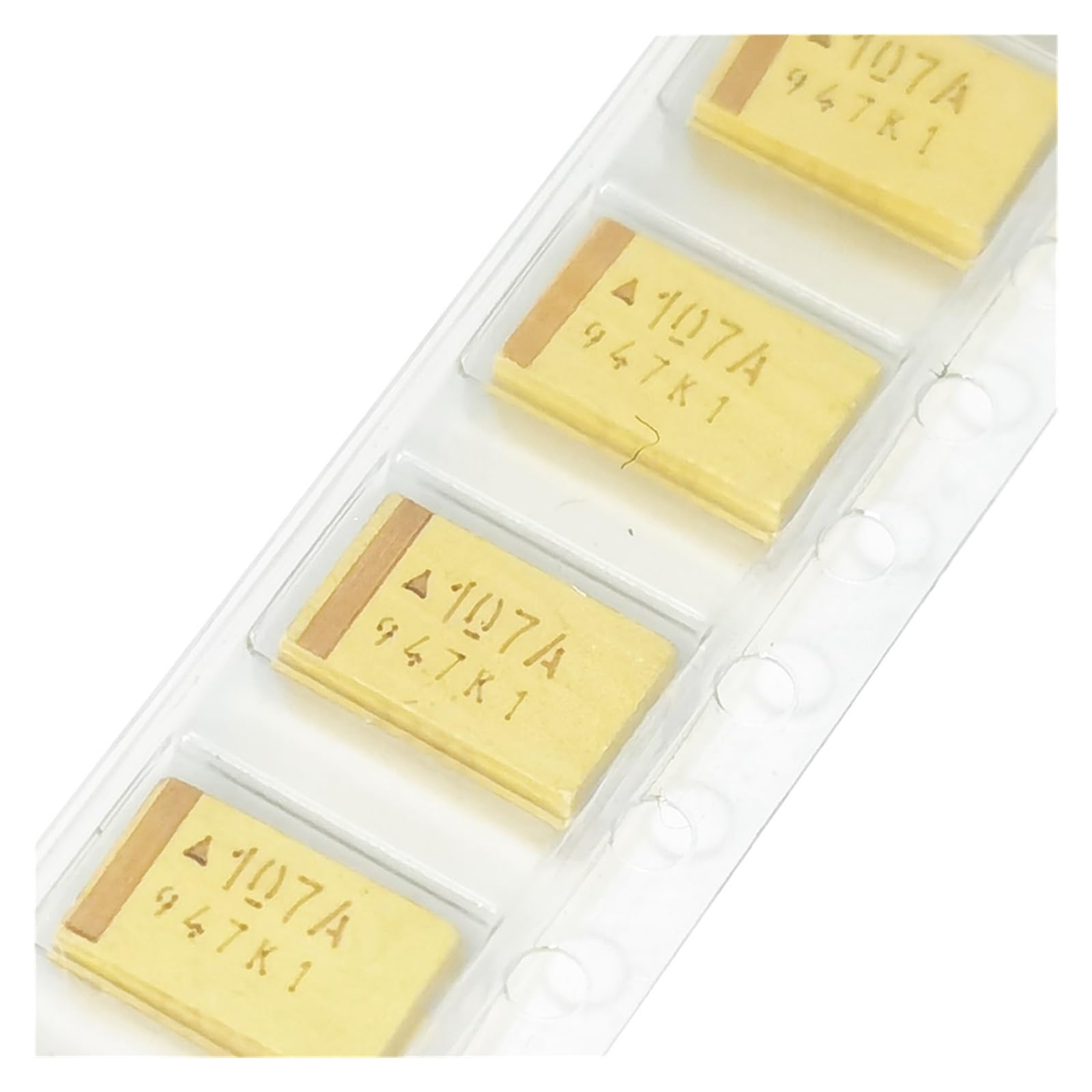 Amazon.co.jp: 20 個 SMD タンタルコンデンサ、107A 10V 100UF 100U