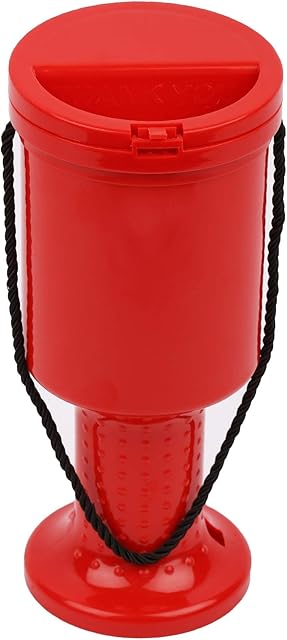 Hand Held Plastic Collection Box. - Coin Collection Box- Donation Box. Red