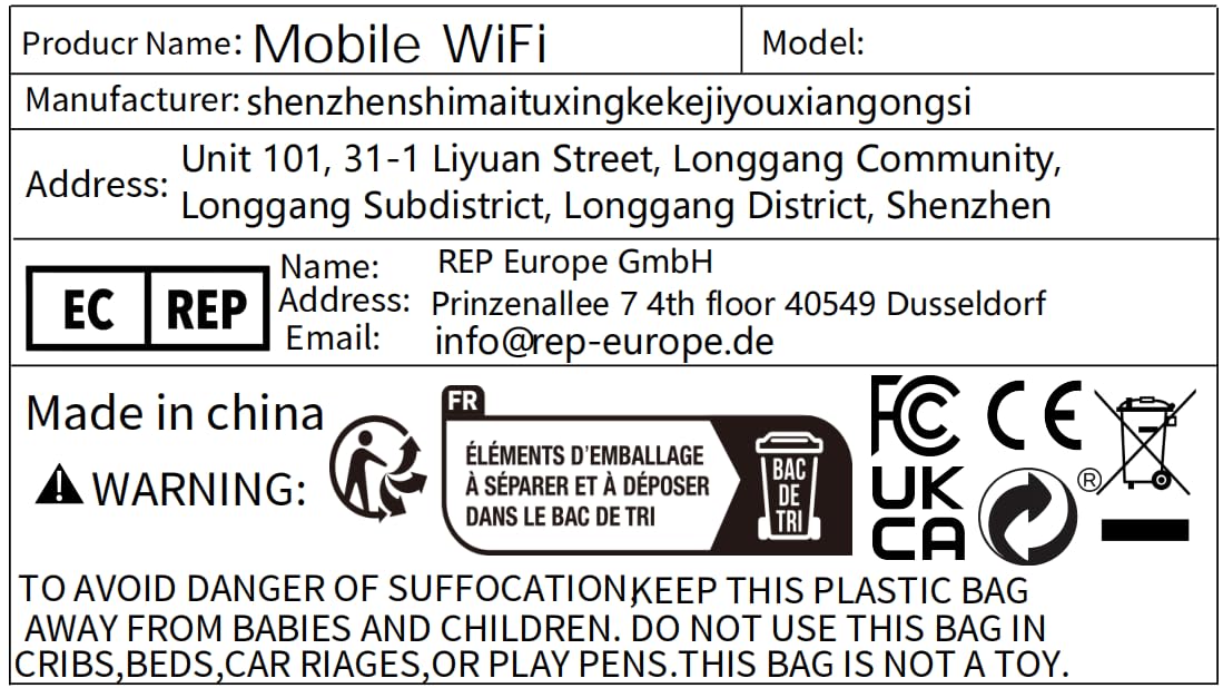 Routeur 5G Portable WiFi 6 SIM Déverrouillé Batterie 3000mAh 28 Appareils WPA3 Nano SIM Pocket WiFi Voyage