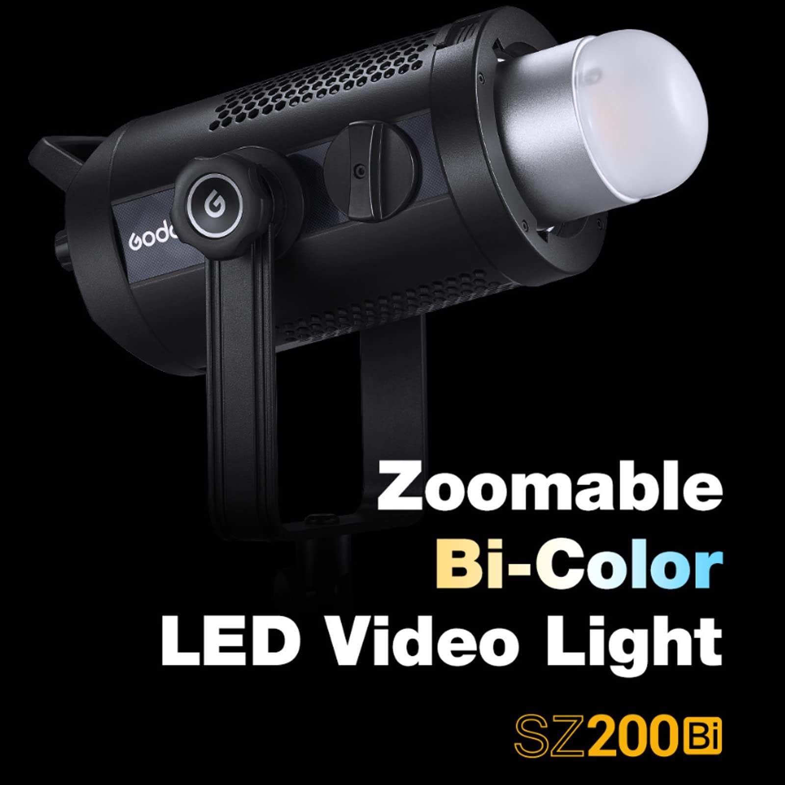 Amazon.com : Godox SZ200Bi 200W Bi-Color Zoomable LED Video Light 