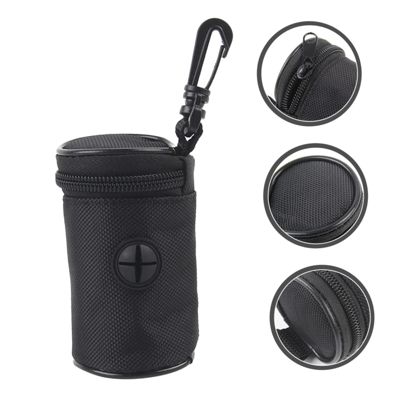 5 Pièces Distributeur de Sacs à Déjections Canines Oxford Support Pratique pour Sacs à Crottes de Chien Accessoire pour Animaux Portable et pour et Randonnées