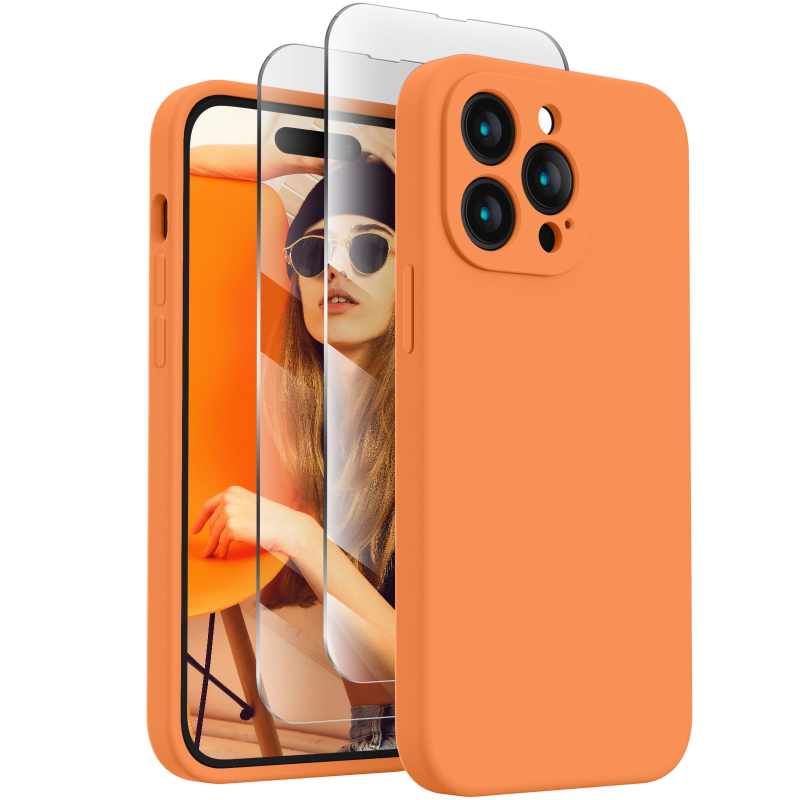 FireNova Designed for iPhone 14 Pro Max Case, 6.7", Kumquat