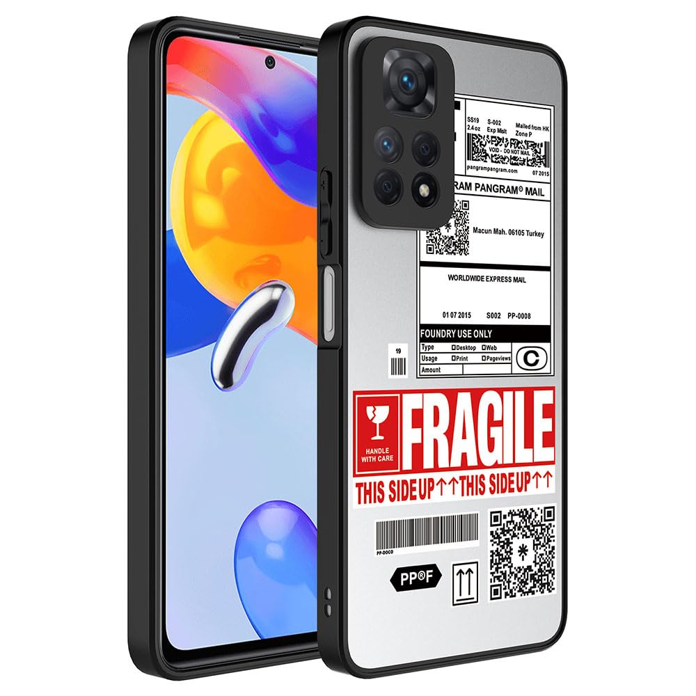 Zore Xiaomi ile uyumlu Redmi Note 12 Pro 4G Kılıf Aynalı Desenli Kamera Korumalı Parlak Zore Mirror Kapak Fragile