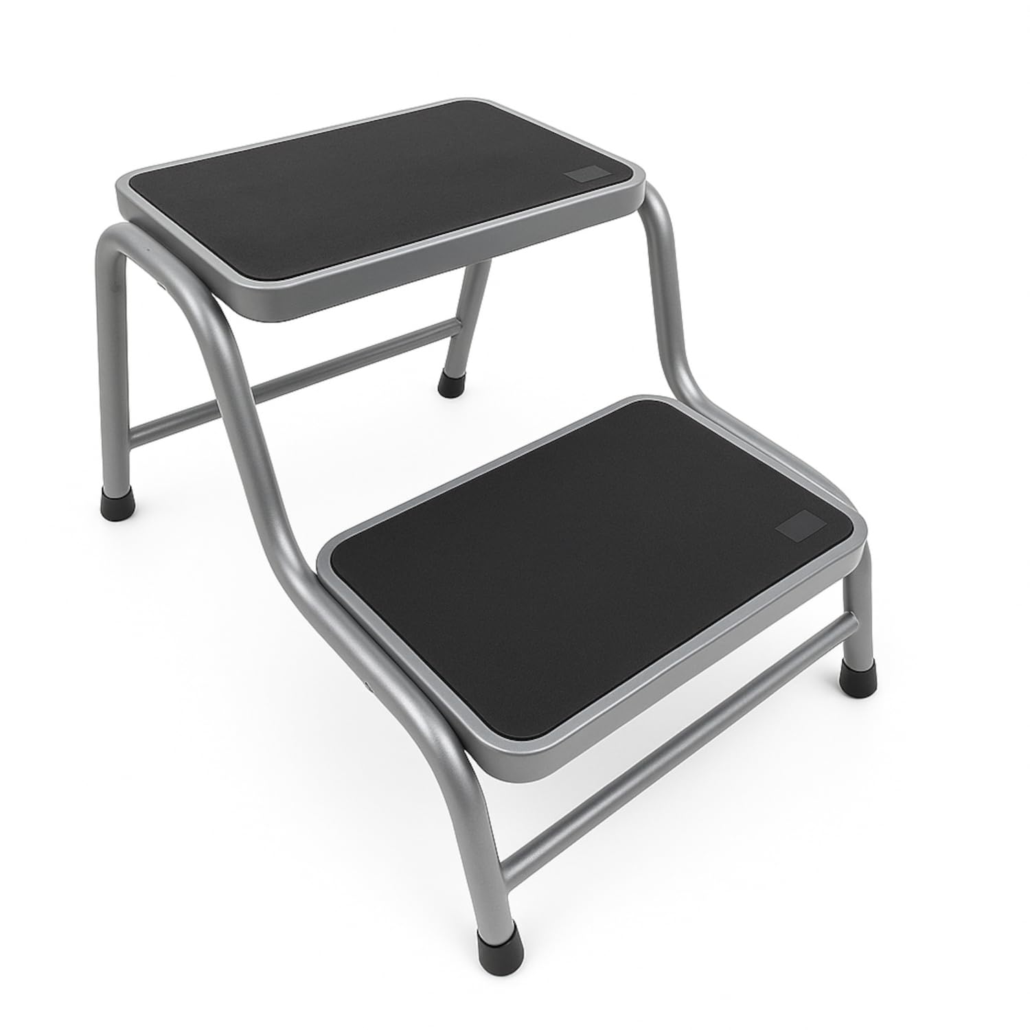 Preiswert & Gut Doppeltrittstufe Wohnwagen aus Stahl – rutschfeste Trittstufe mit 2 Höhen (20/38 cm) Ideal für Camping, Wohnmobil & Caravan 2 Stufen bis maximal 150 kg Traglast
