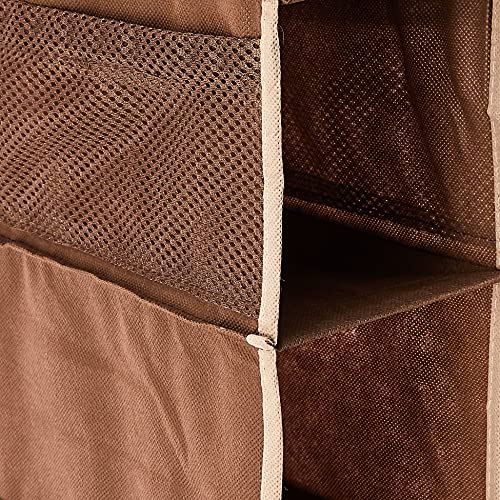 Whitmor Hanging Shoe Shelves - 10 Section - Closet Organizer - Java