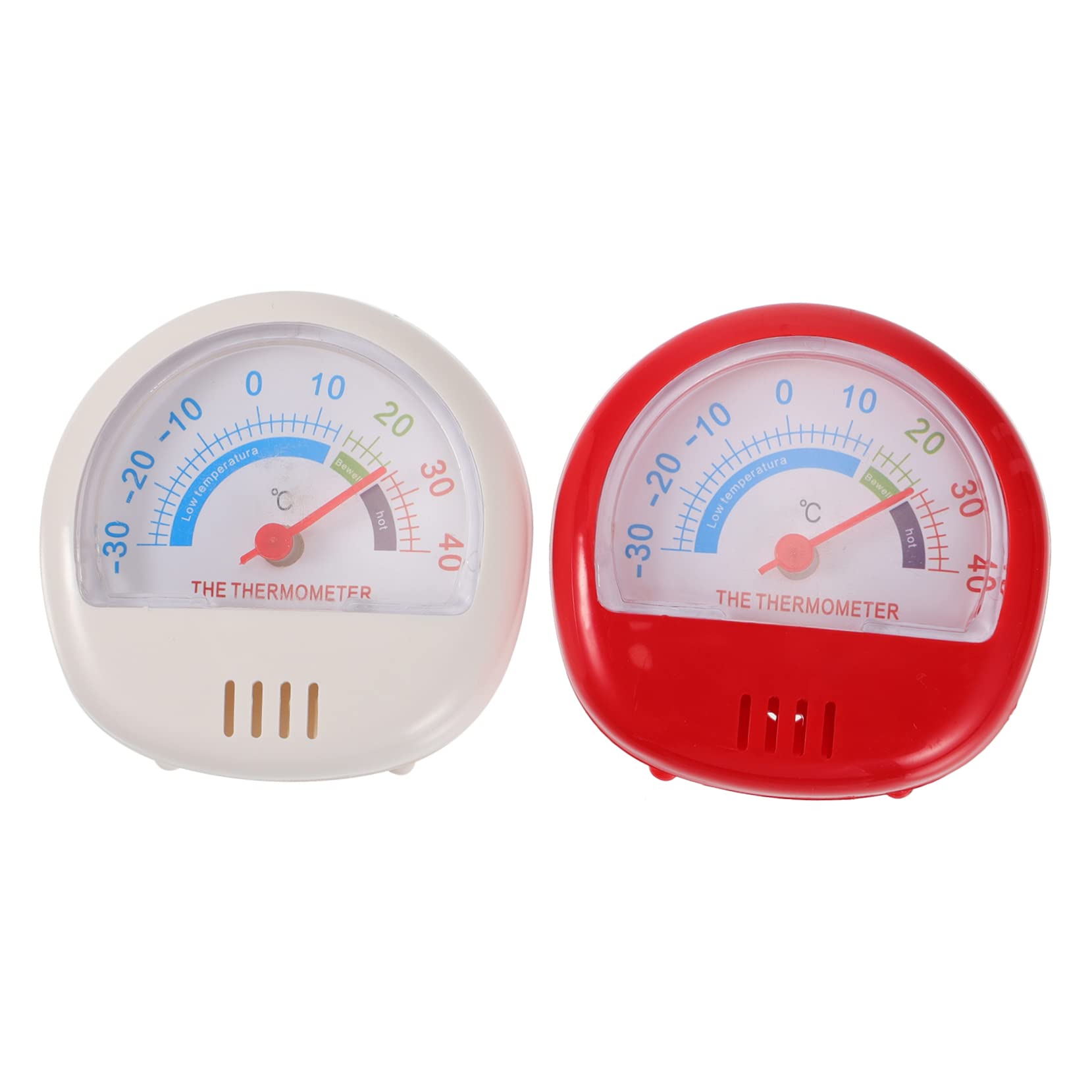 SOLUSTRE 2pcs Freezer Thermometer Portable Measuring Tool for Fridge Temperature Gauge Lightweight Design for Easy Storage and Use Kitchen Accessory