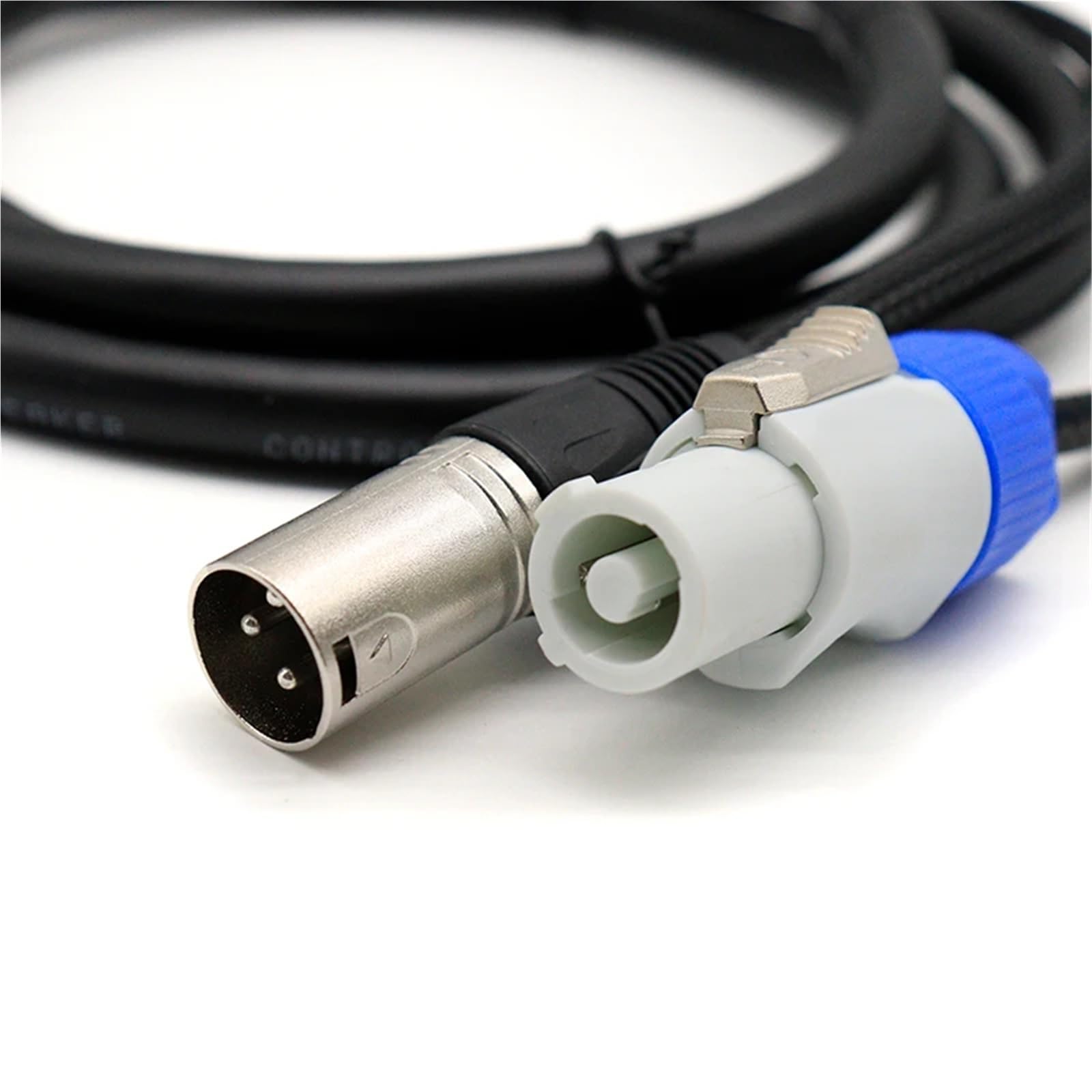 Elastyczny kabel Combo XLR 3 x 1,5 mm² (1 m, 2 m, 3 m, 5 m) do reflektorów scenicznych (2 metry)