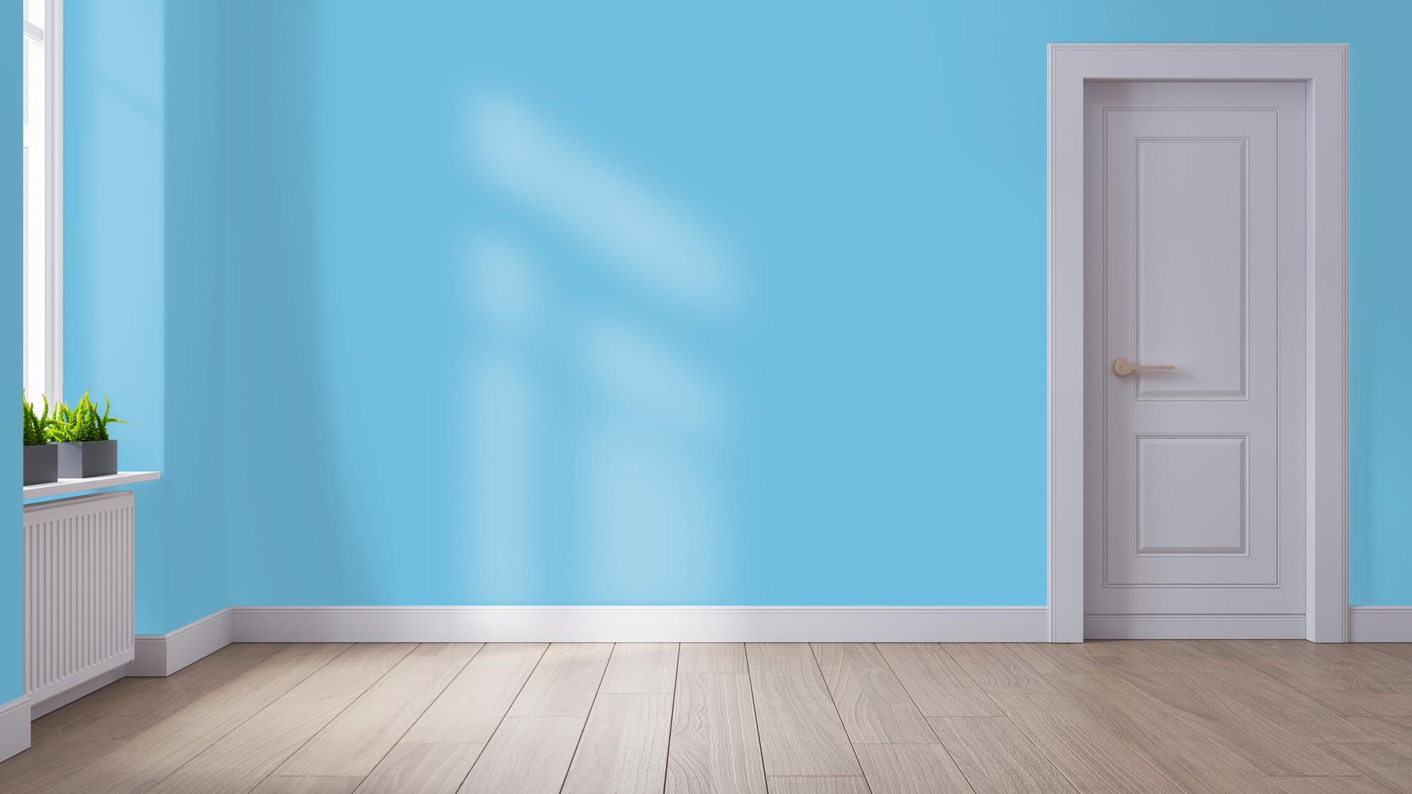 WALLCOVER hochwertige Wandfarbe für Innen im Kinderzimmer | Türkis Blau | 5L für 40m² | Innenfarbe | auch für Baby- & Jugendzimmer | Hochdeckend (Klasse 1) | Profi Qualität aus Deutschland