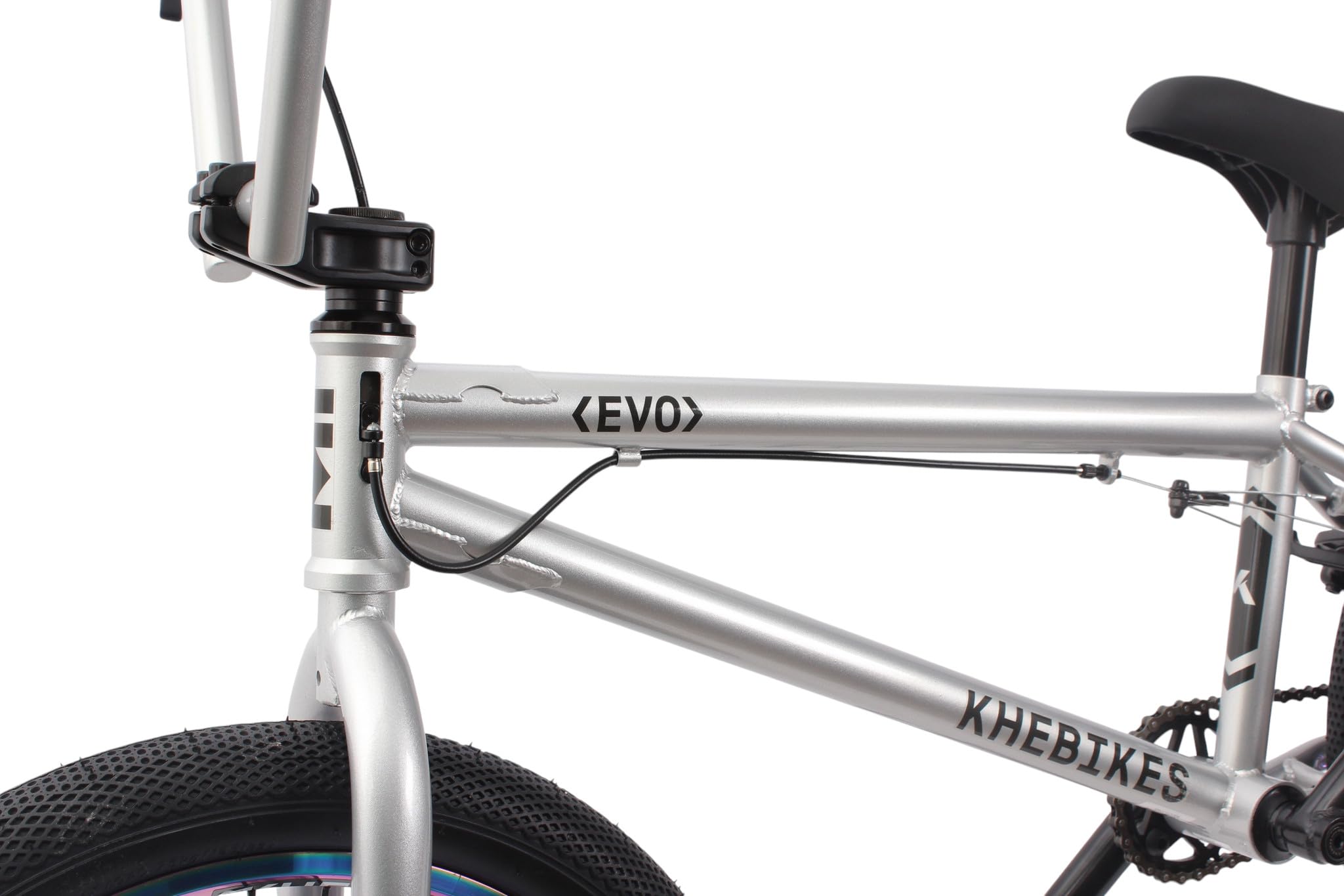 KHEbikes KHE EVO 20 pouces BMX – 10,6 kg – Cadre CrMo 4130 – 20,6 pouces TT – Rotor Affix – Manivelle CrMo 3 pièces – Pneus 2,40 pouces – 2025