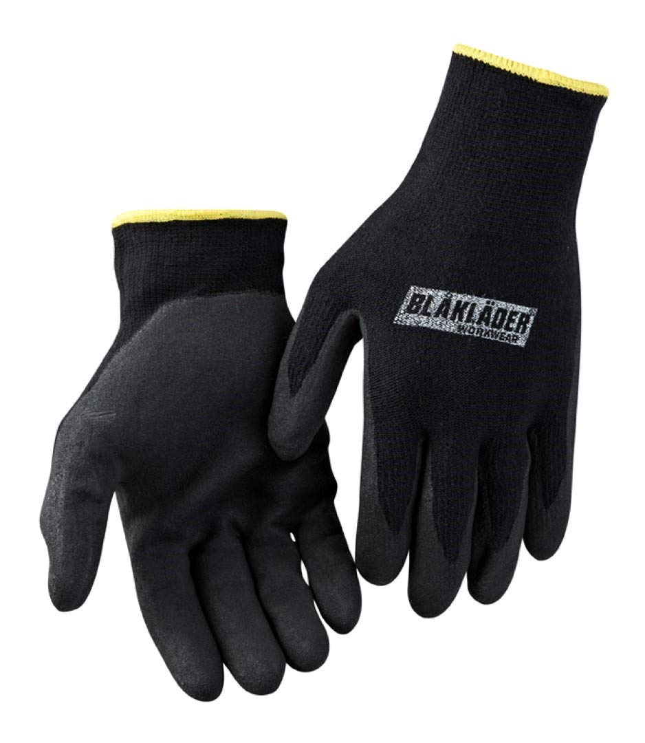 Blaklader 22703948 GANT DE TRAVAIL EN NITRILE TREMPÉ 12-PACK, taille 10