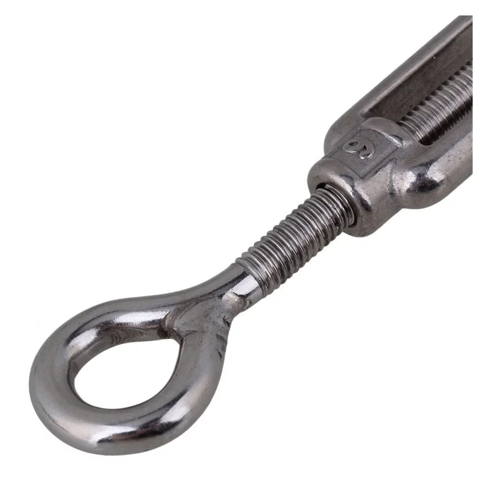 Tensor de alambre ajustable Eye & Eye M4/M5/M6 10 tensores de acero inoxidable para cuerda de alambre, hardware de tensión resistente para uso en exteriores e interiores.