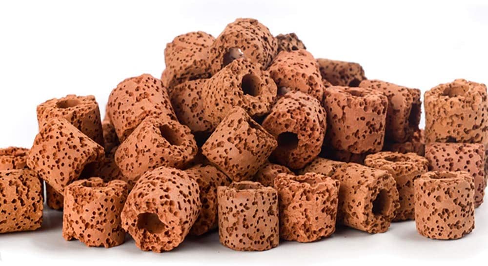 B&K Sunsun HW-3000 Frequency Conversion Quiet Aquatic Six level Biological Filter Barrel Outside Fish Tank Touch Screen Control (Bio Porous Filter Media 500 gms)