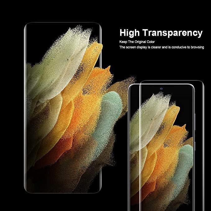 Image of UV Advanced Tempered Glass Screen Protector Guard Compatible For Samsung Galaxy Note9 (6.4 Inch, Pack of 1) Full Adhesive UV Curved Case Friendly HD Clarity