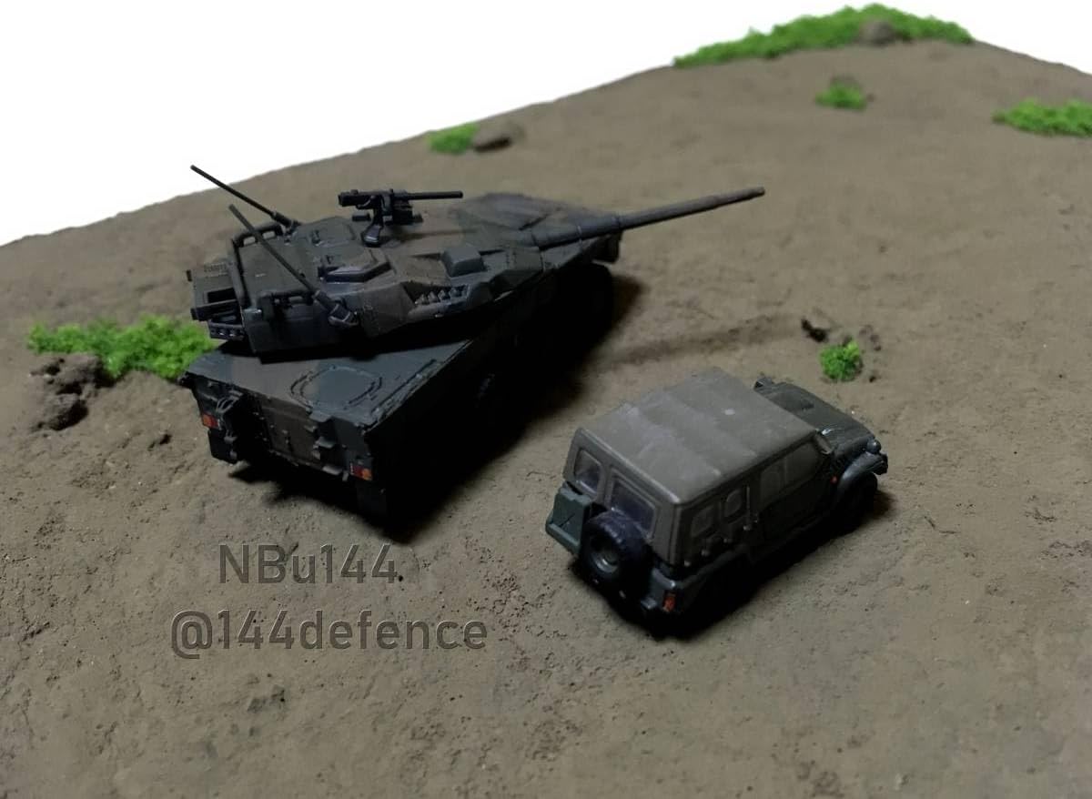 1/144 ピットロード 陸上自衛隊16式機動戦闘車ディティール
