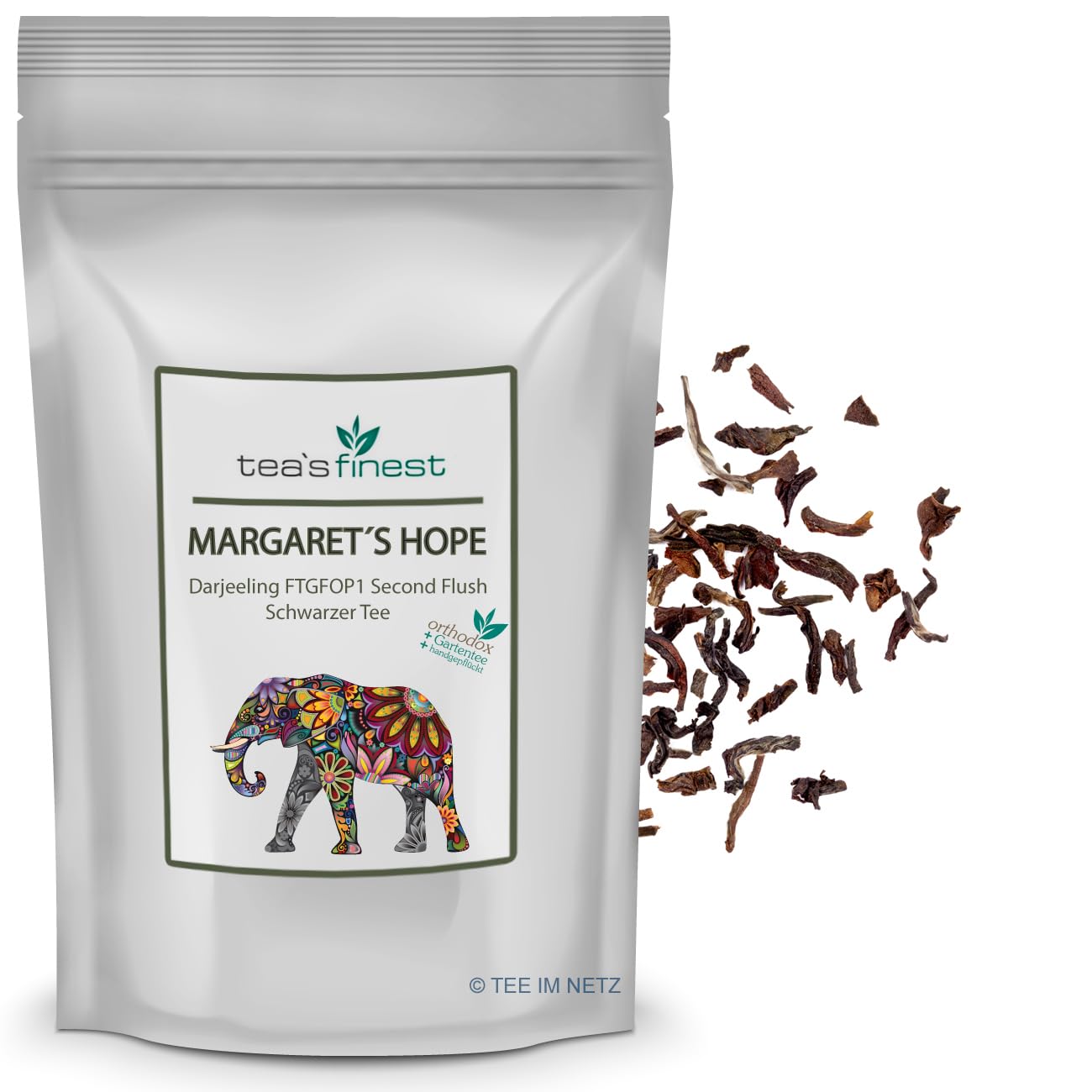 tea`s finest Darjeeling* Margaret's Hope FTGFOP1 Second Flush (1000 Gramm)