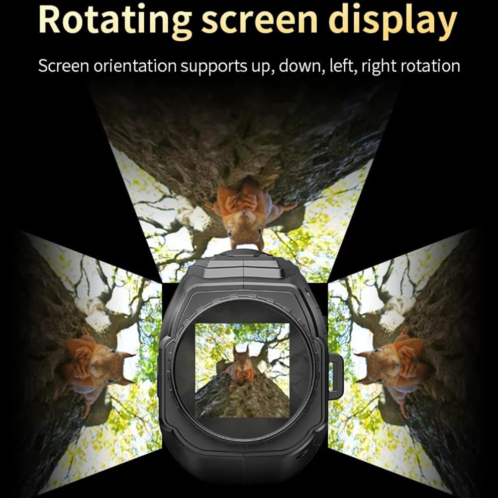 Monoculare per Visione Notturna 4K, Telescopio Digitale A Infrarossi WiFi, Monoculare con Zoom 28X da 68 MP con Obiettivo Macro + Filtro Polarizzatore