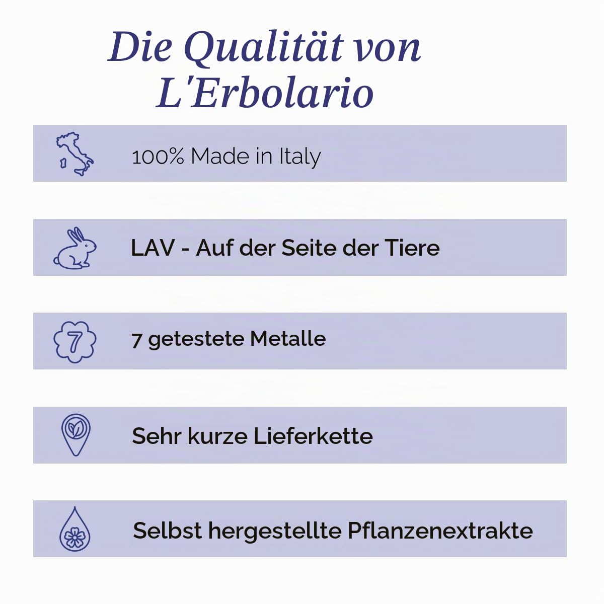 L'Erbolario Lavendel Eau de Parfum, 1er Pack (1 x 50 ml)