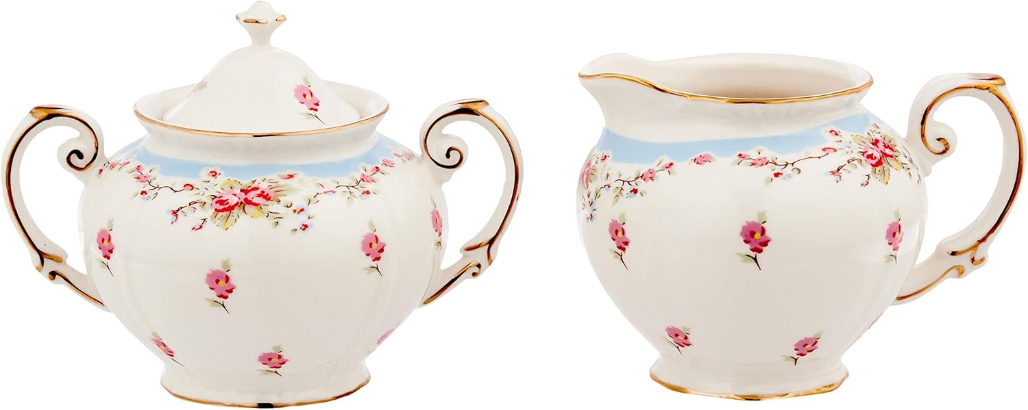 Bеѕt Cуbеr Mоndау 🔥 Gracie China by Coastline Imports Vintage Blue Rose Porcelain 11-Piece Tea Set, Blue Fеаturеd Prоduсt Gracie China by Coastline Imports Vintage Blue Rose Porcelain 11-Piece Tea Set, Blue