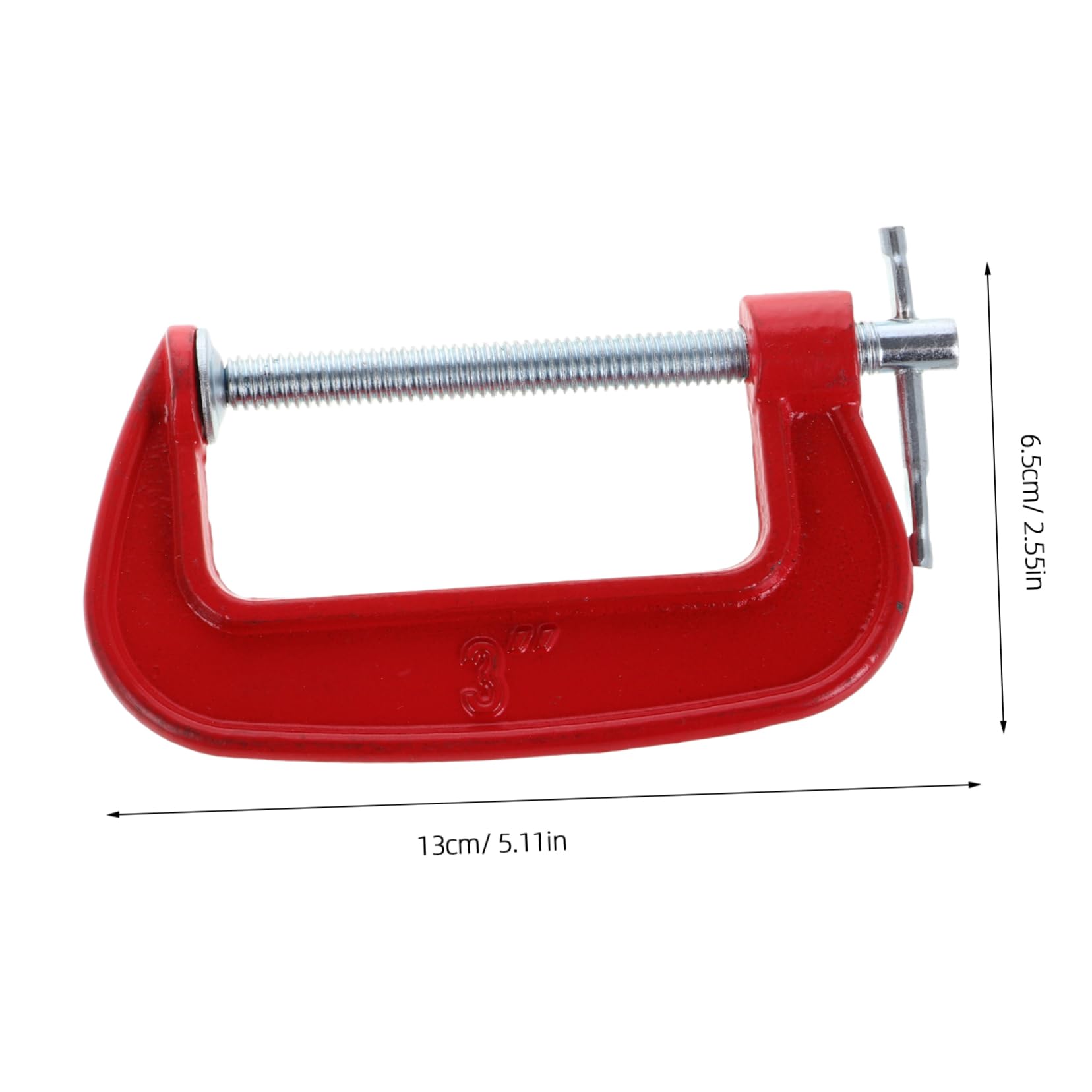 iplusmile 6pièces Serre-joints c Métalliques Pour Travaux De Menuiserie Et Soudure Avec Ouverture De Mâchoire De Fixation Rapide Et Facile