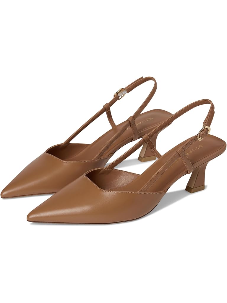 Brown Stuart Weitzman Vinnie 50 Slingback