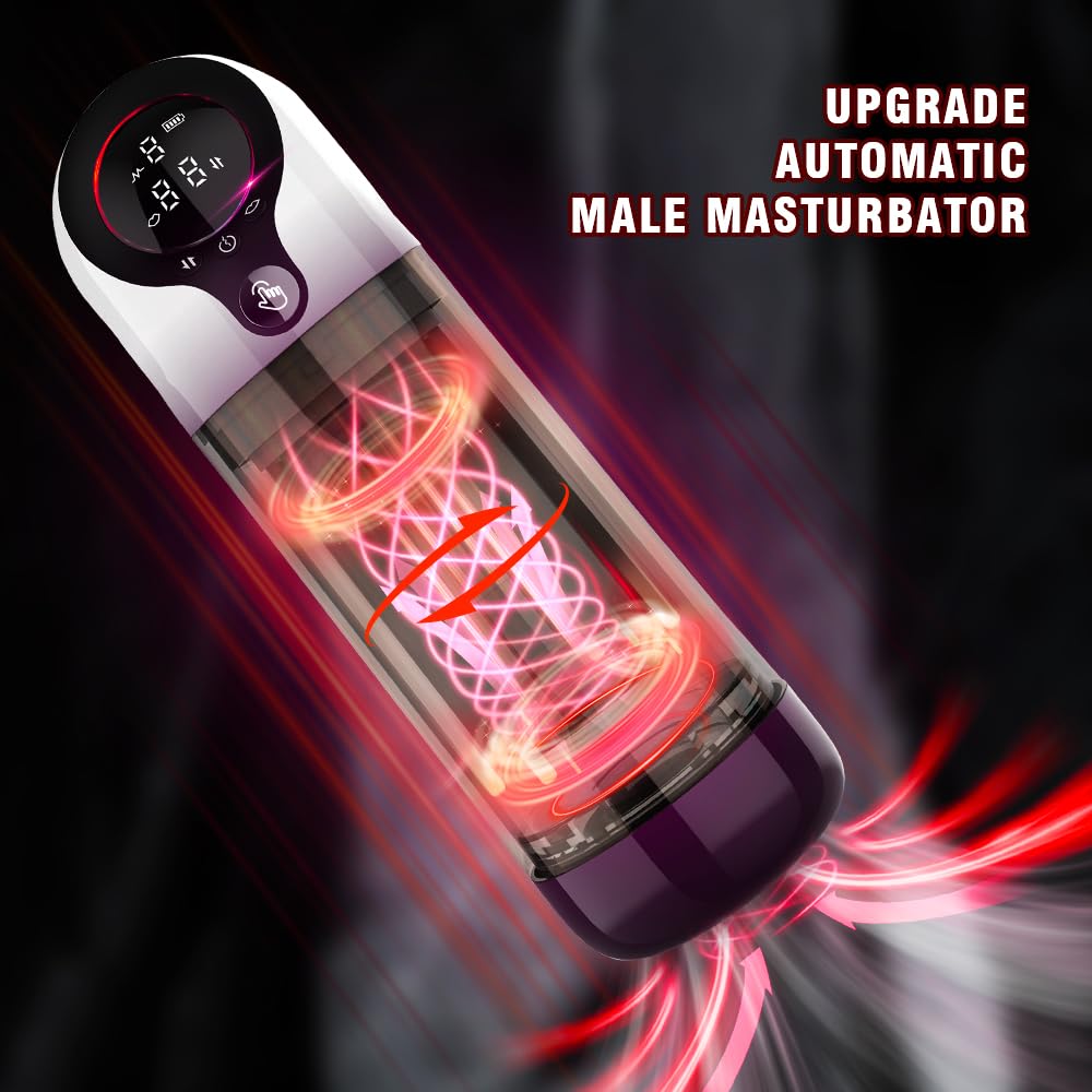Elektrischer Masturbieren Lmgoc Masturbieren für Männer Taschenmuschi mit 9 Rotationsmodi & 4 Saugmodi Sex Spielzeug 3D Vagina Pocket pussy Sex toys Solo Muschi Sex spielzeug für die männer