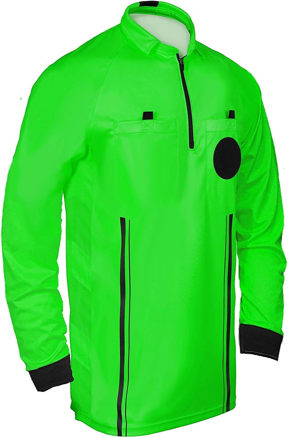 Referee Soccer Jersey Long Sleeves Green Adult Medium