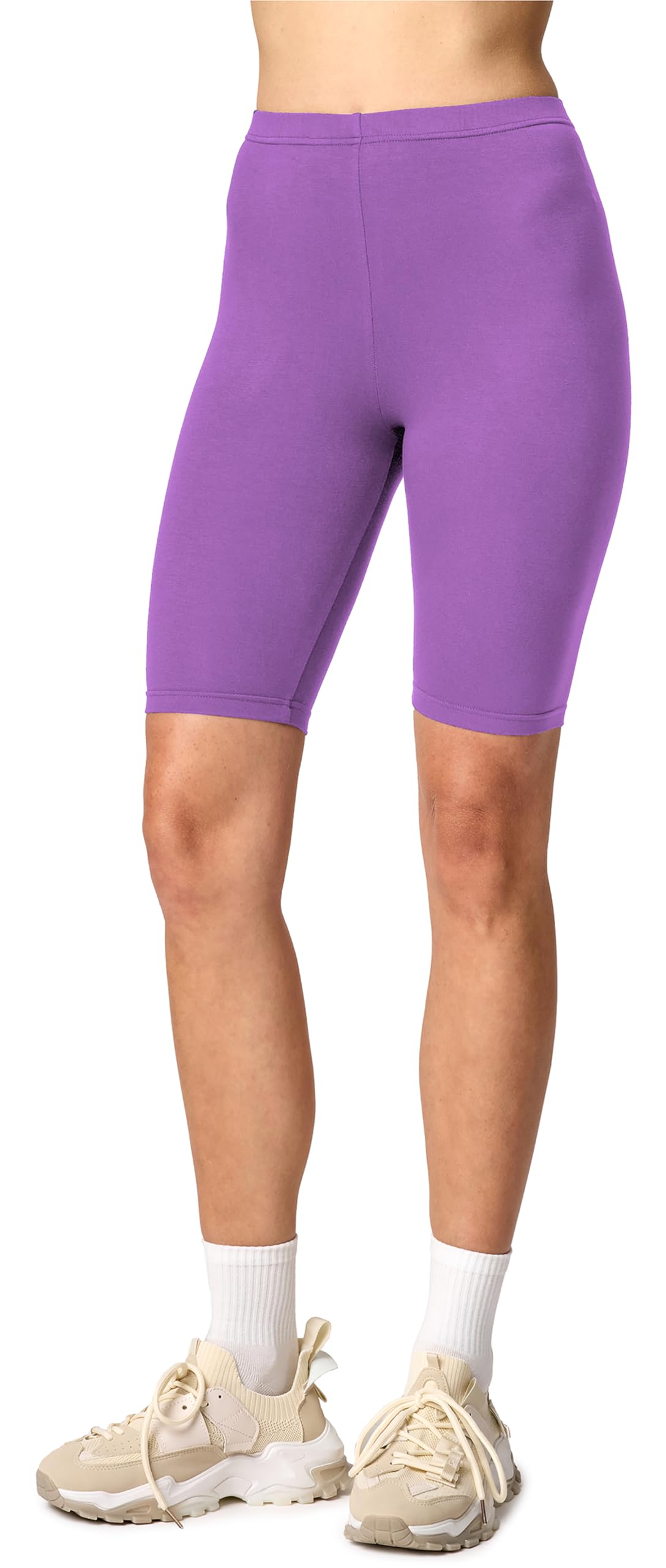 Merry Style Women's Purple Leggings Short Ms10-145 (, M)