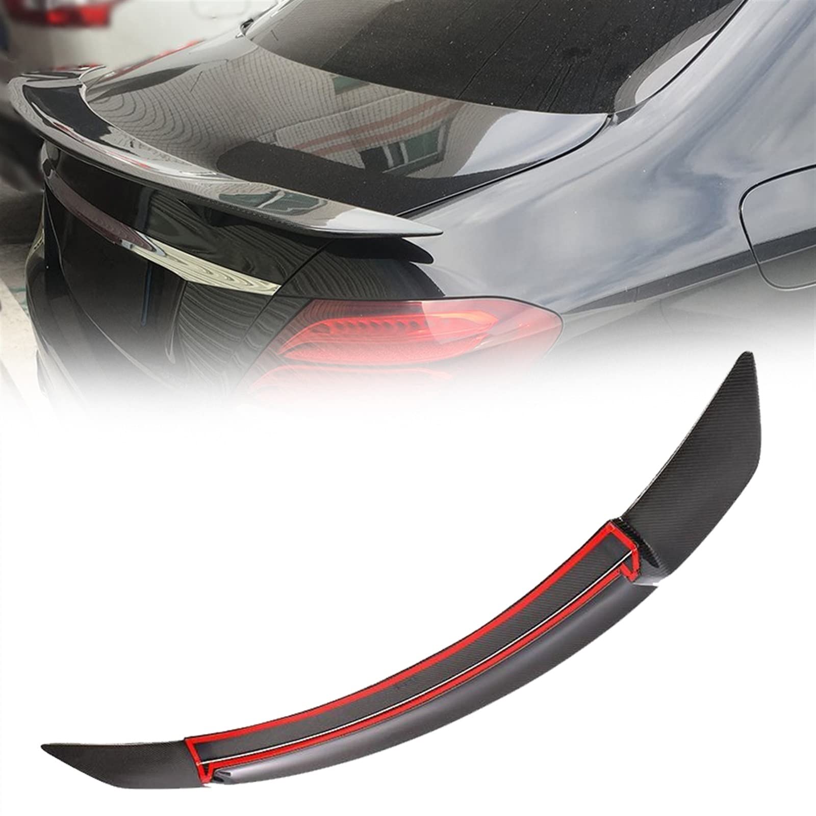 Aileron de coffre carbone W213 résout le manque de sportivité des Mercedes Classe E