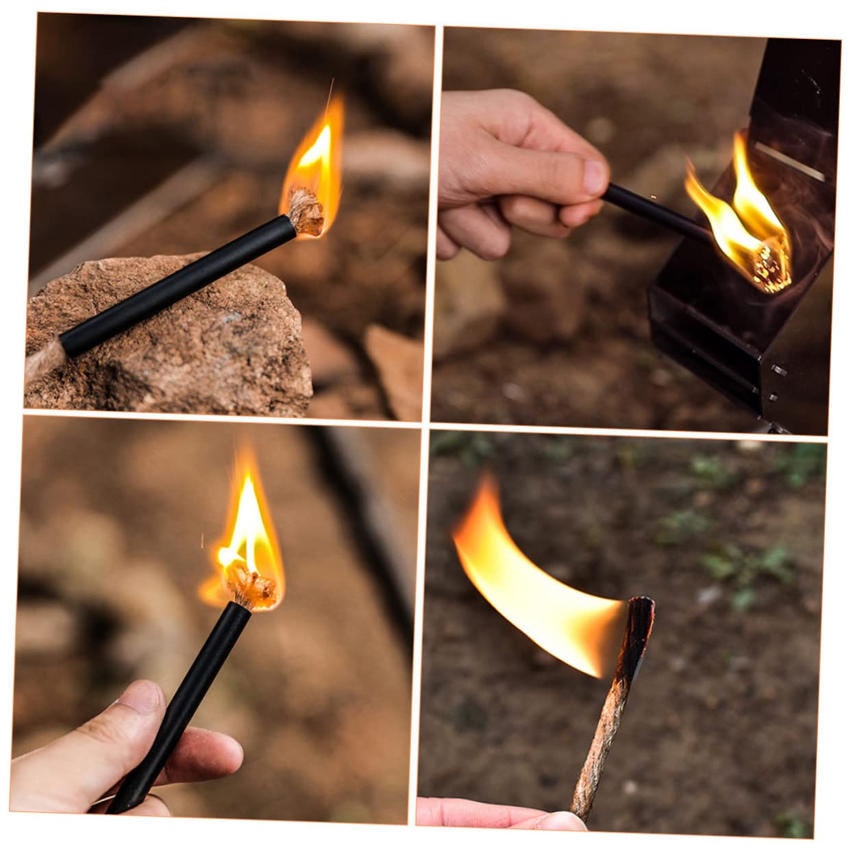 BESPORTBLE 18 Ensembles fusible Accessoires de Camping allumeur de Corde matériel de Survie Materiel Survie Outil d'allumage de feu extérieur de Survie en Corde de engourdi