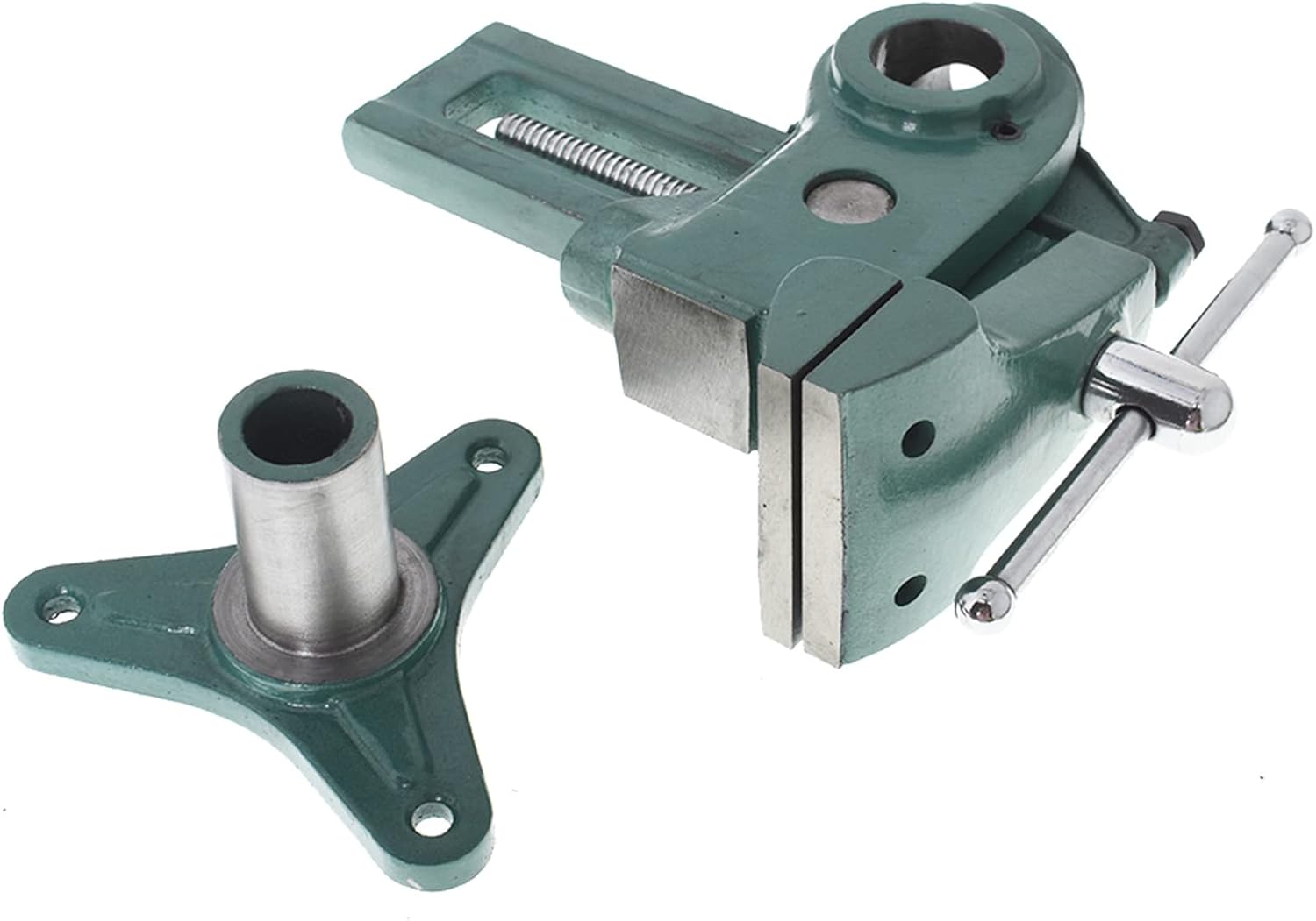 waltyotur Parrot Vise Multi-Angle Vise 3.5 Inch Green Suitable for Woodworking or Metalworking