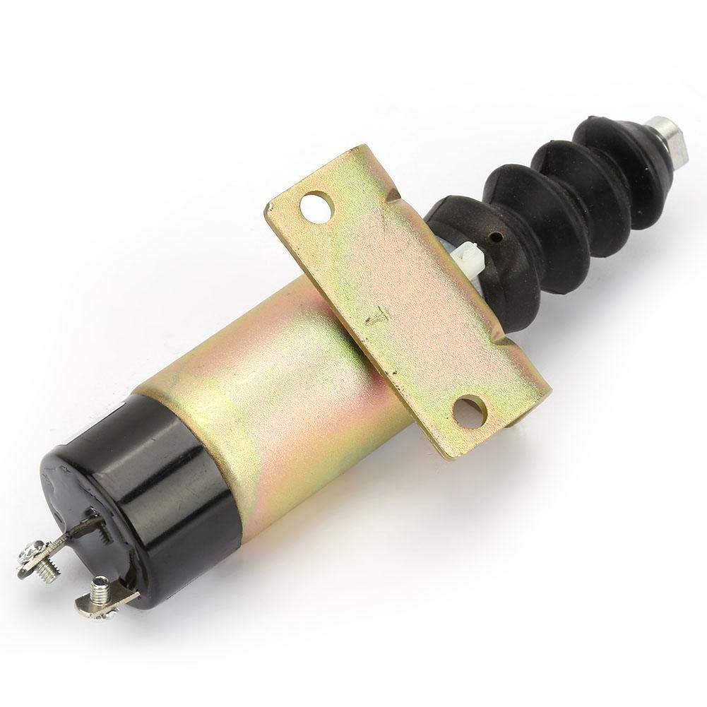 Solenoide de apagado, carcasa de acero de 12 V Motor, kit de reemplazo de solenoide de apagado y parada 1504-12C2U1B1S1
