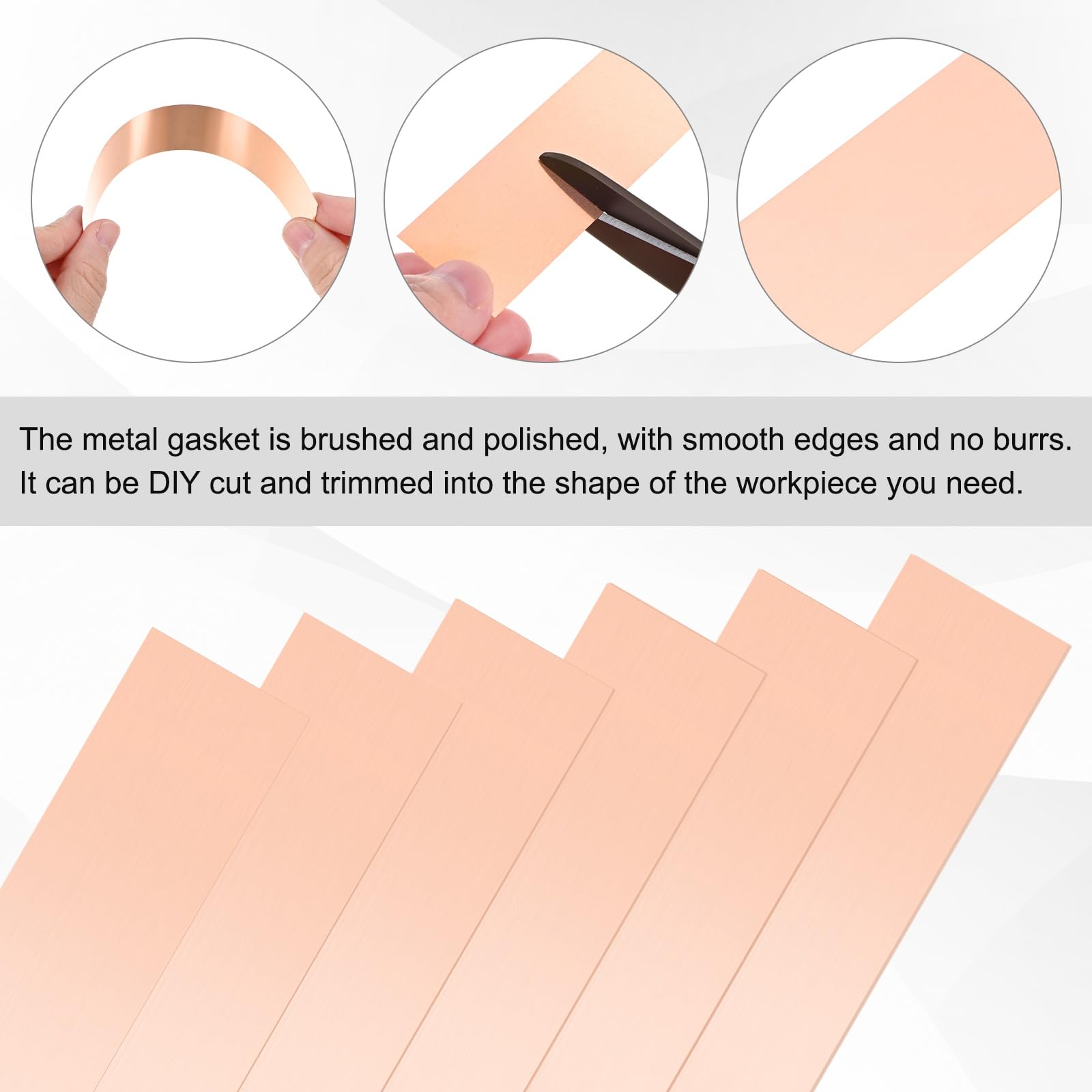 Copper Shim Strips - DIY Craft & Repair -4 Copper Shim Strips - DIY Craft & Repair -4