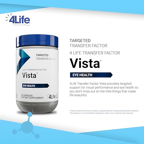 Miniatura 3 de 4Life Transfer Factor Vista - Suplemento dietético para la salud ocular y el apoyo de la visión - Fórmula de suplemento con luteína, zeaxantina,