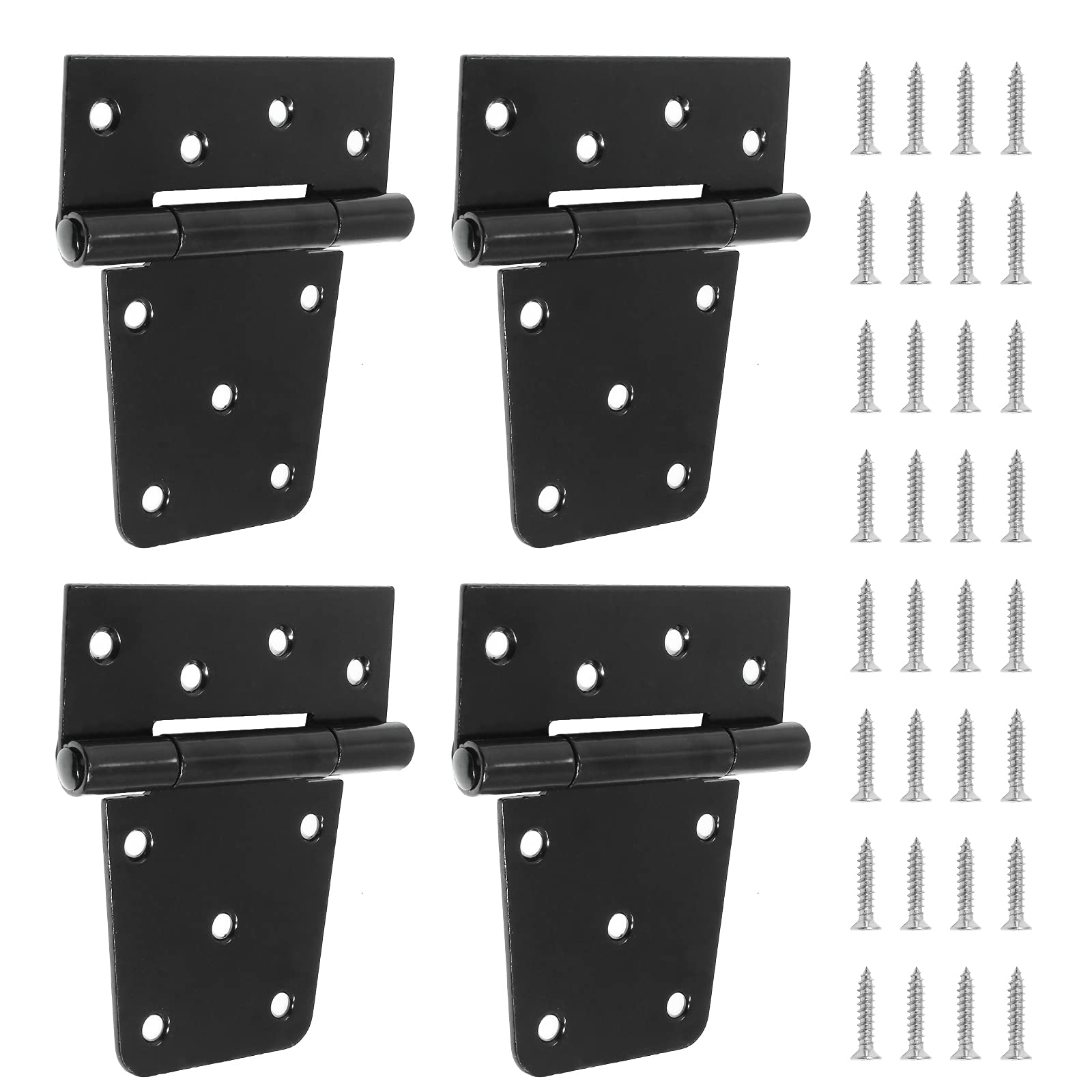 Buy suiwotin 4Pack 3.5 inch Door Hinges Shed Hinges Black Duty Heavy