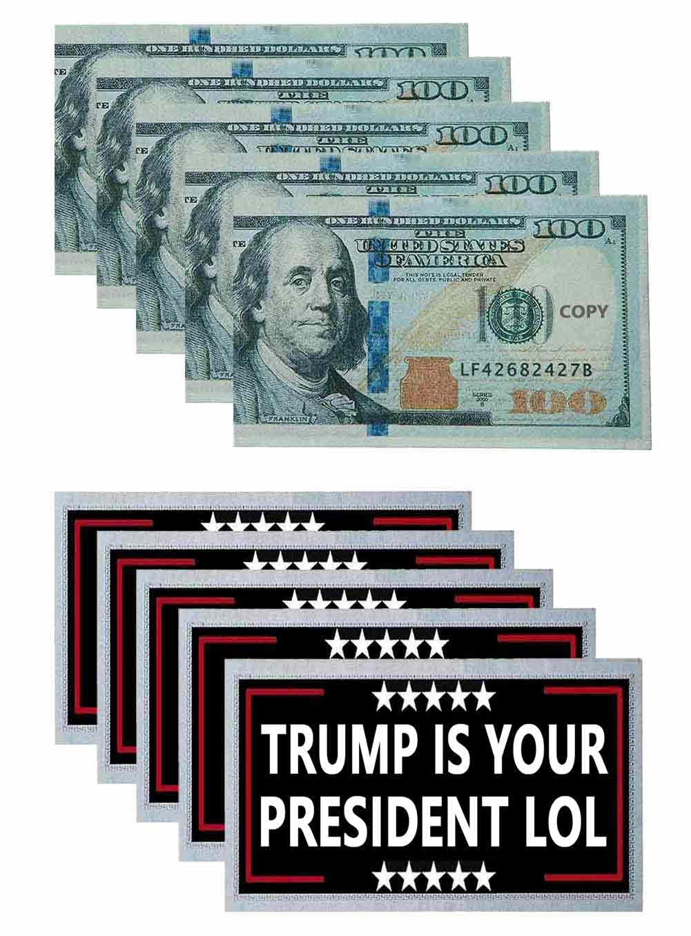 Click to get 100 Pack Trump is Your President LOL 100 Dollar Bi