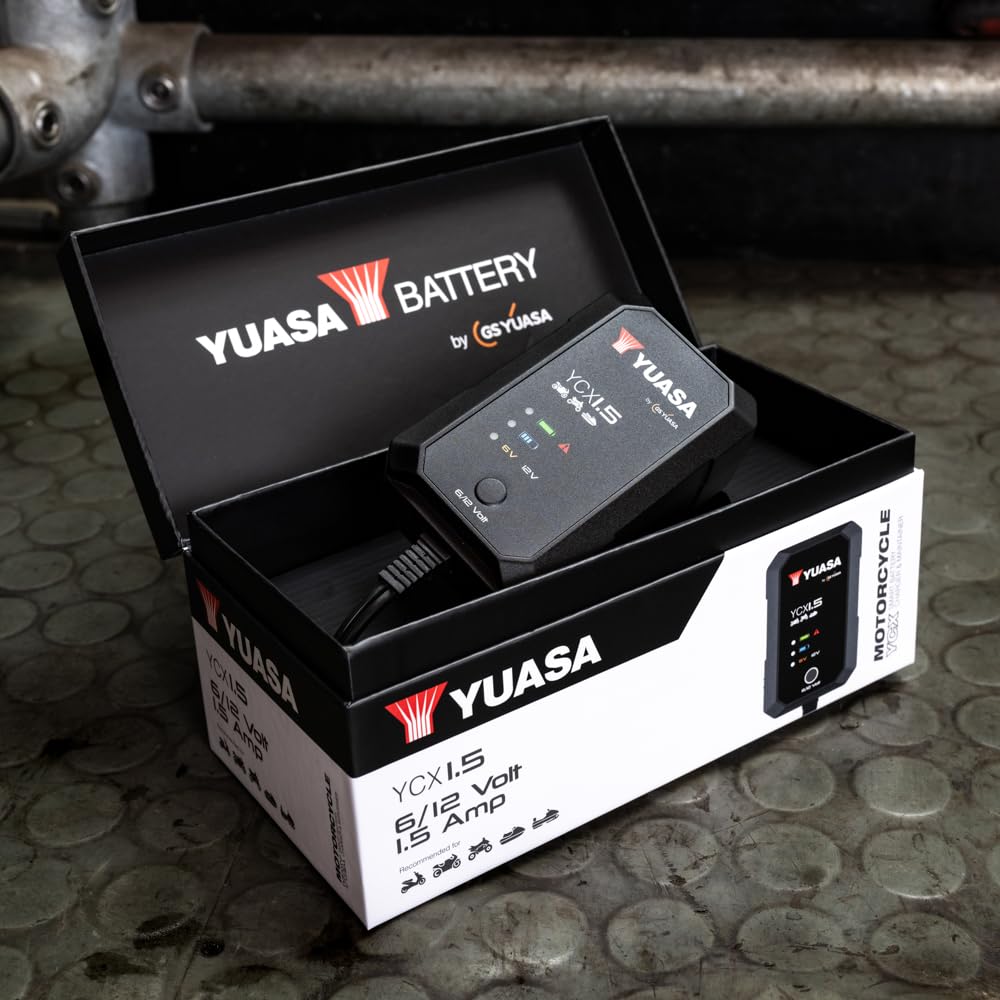 Yuasa YCX1.5 6/12 V 1,5 A inteligentna ładowarka motocyklowa