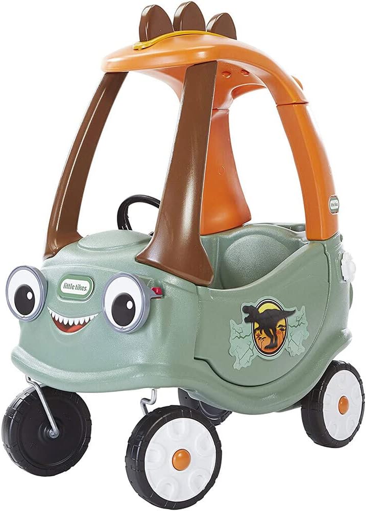 little tikes T-Rex Cozy Coupe by Dinosaur Ride-On Car for Kids
