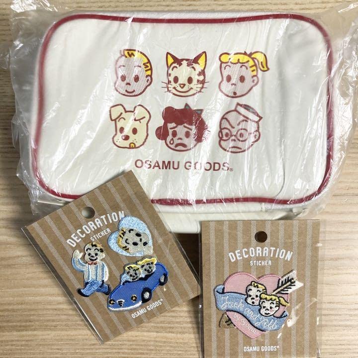 Amazon.co.jp: オサムグッズ ジル＆ジャック 刺繍ワッペン & ポーチ 
