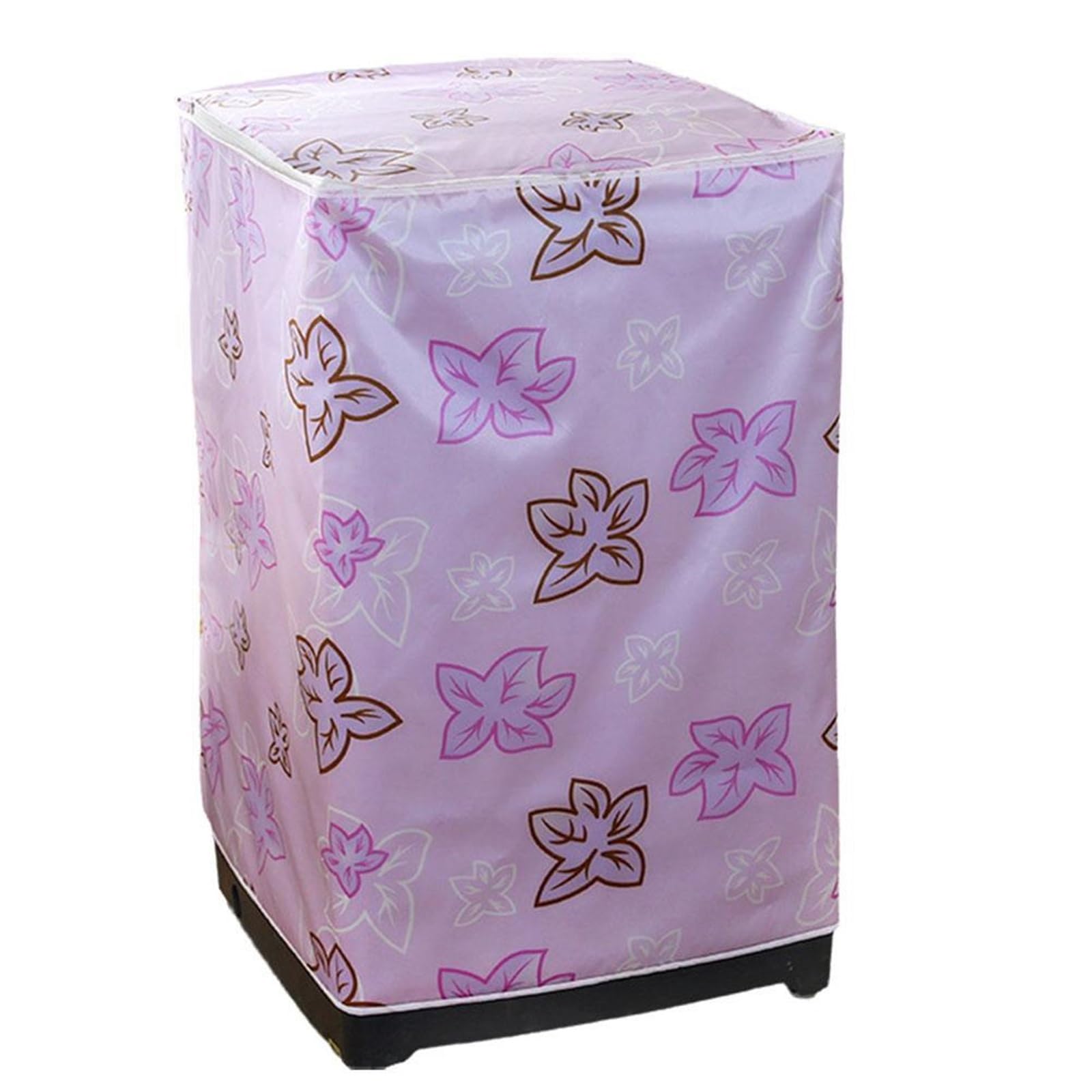 Copertura Della Lavatrice 2 pezzi di copertura for lavatrice impermeabile e resistente al sole, cerniere, motivo floreale, stampa, for asciugatrice, forniture for la casa(Pink B)
