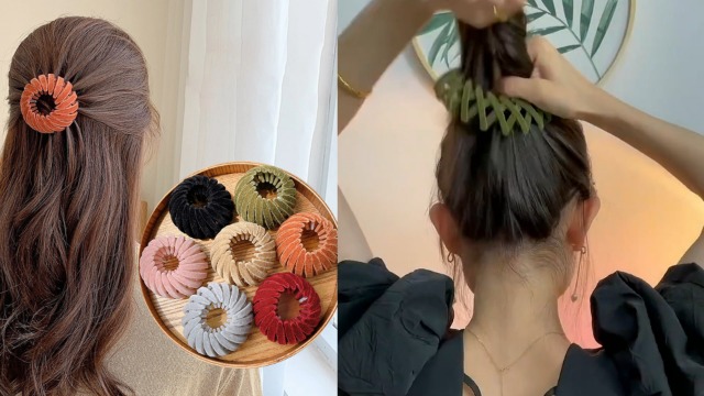 8 Most Never Used Expandable Bird Nest Hair Accessories —Ponytails, Buns Amazon.com : TOBATOBA Bird main image 2