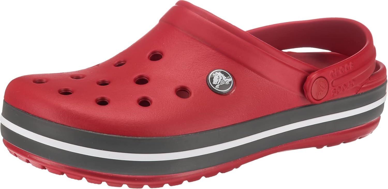 Crocs unisex adult Men's and Women's Crocband Clog, Pepper, 7 Women 5 Men US
