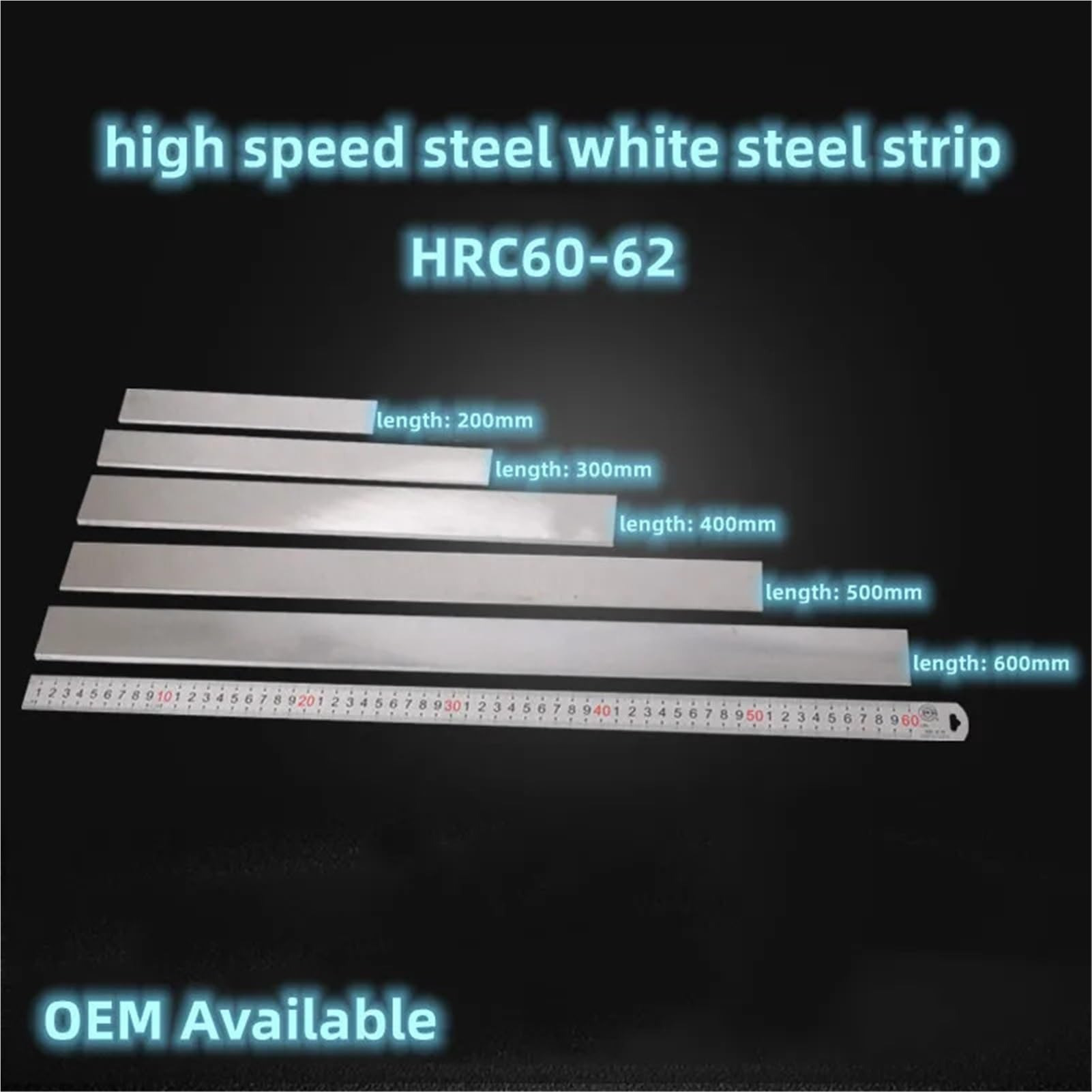 300 mm weiße Stahlstange, CNC-Drehwerkzeuge, HSS-Vierkantstahlstange for Drehmaschine, Fräsen, Drehen, Abstechen, Gravieren, Schneidwerkzeuge(6x100x300mm 1pcs)