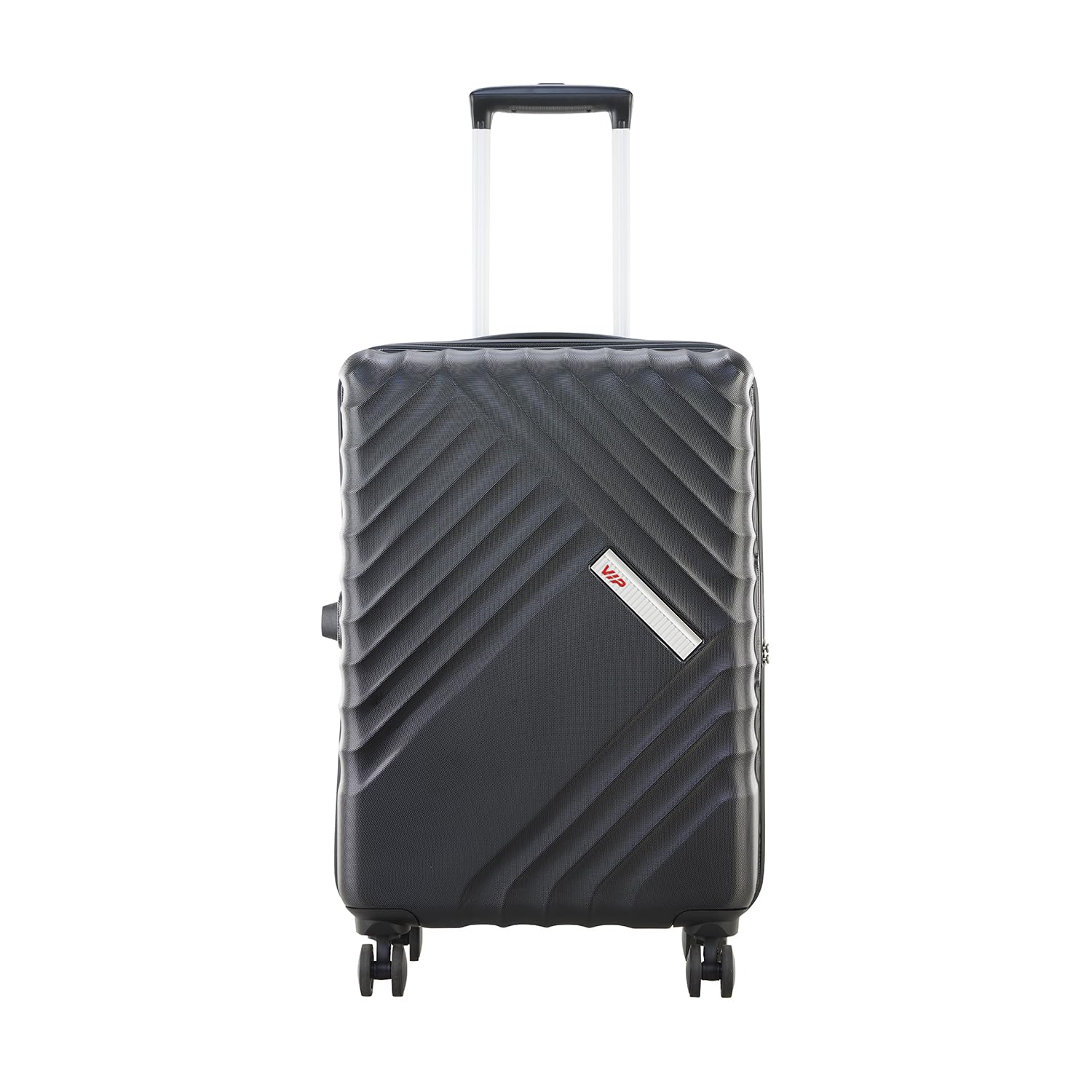 vip Polycarbonate Arlington-Uni Suitcase/Trolley Bag 65 360° With Spinner Wheels (Black, Medium)-picture-15