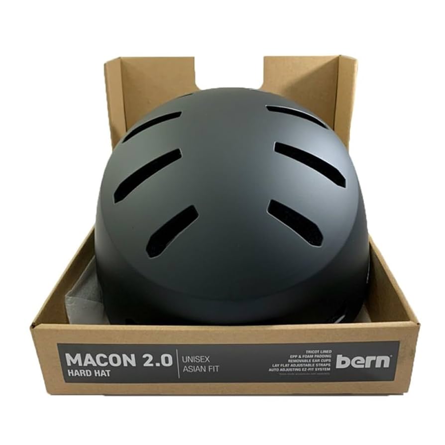 Amazon | bern (バーン) MACON 2.0 (MATTE BLACK/LIME