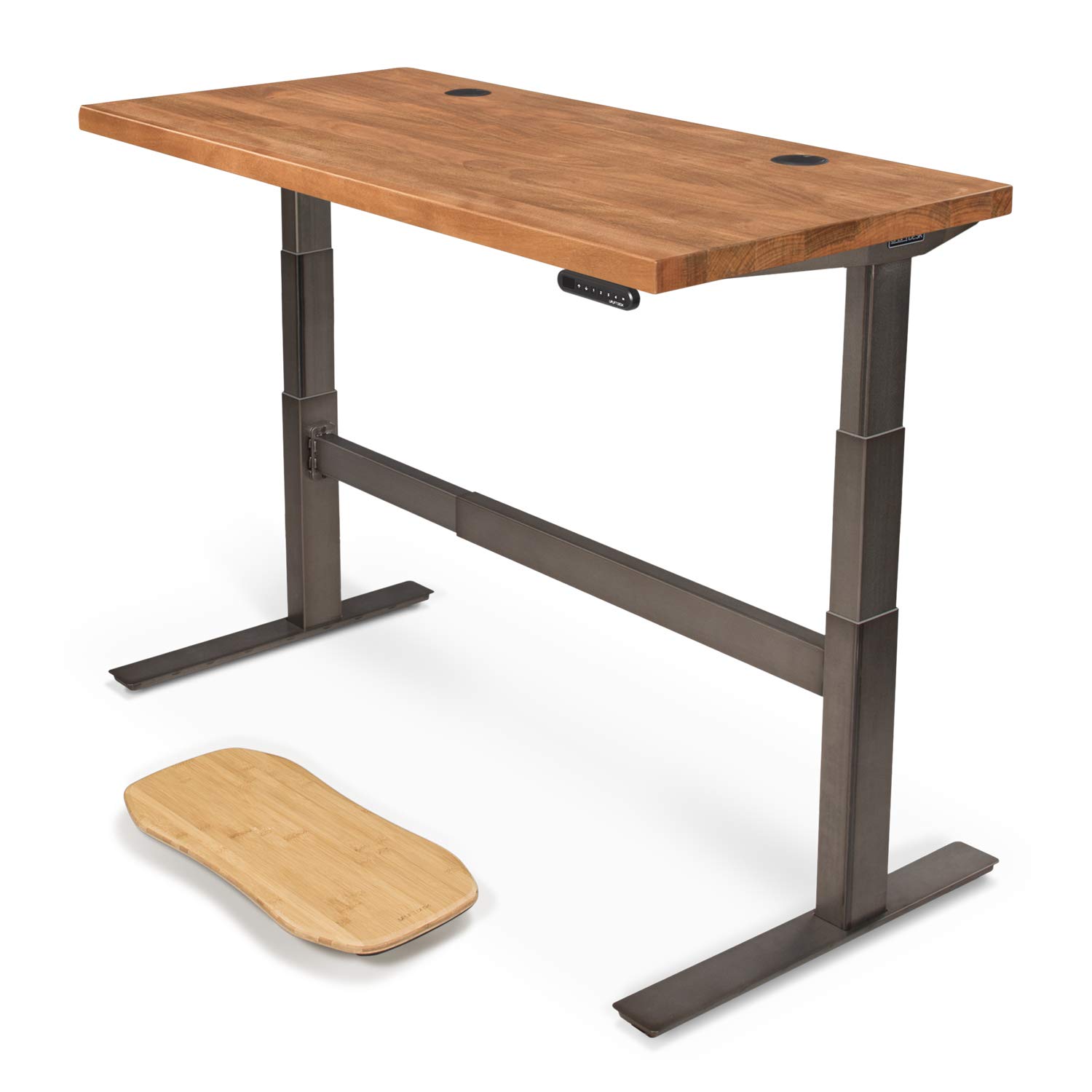 Buy UPLIFT Desk V2 African Mahogany Solid Wood Desktop Standing Desk