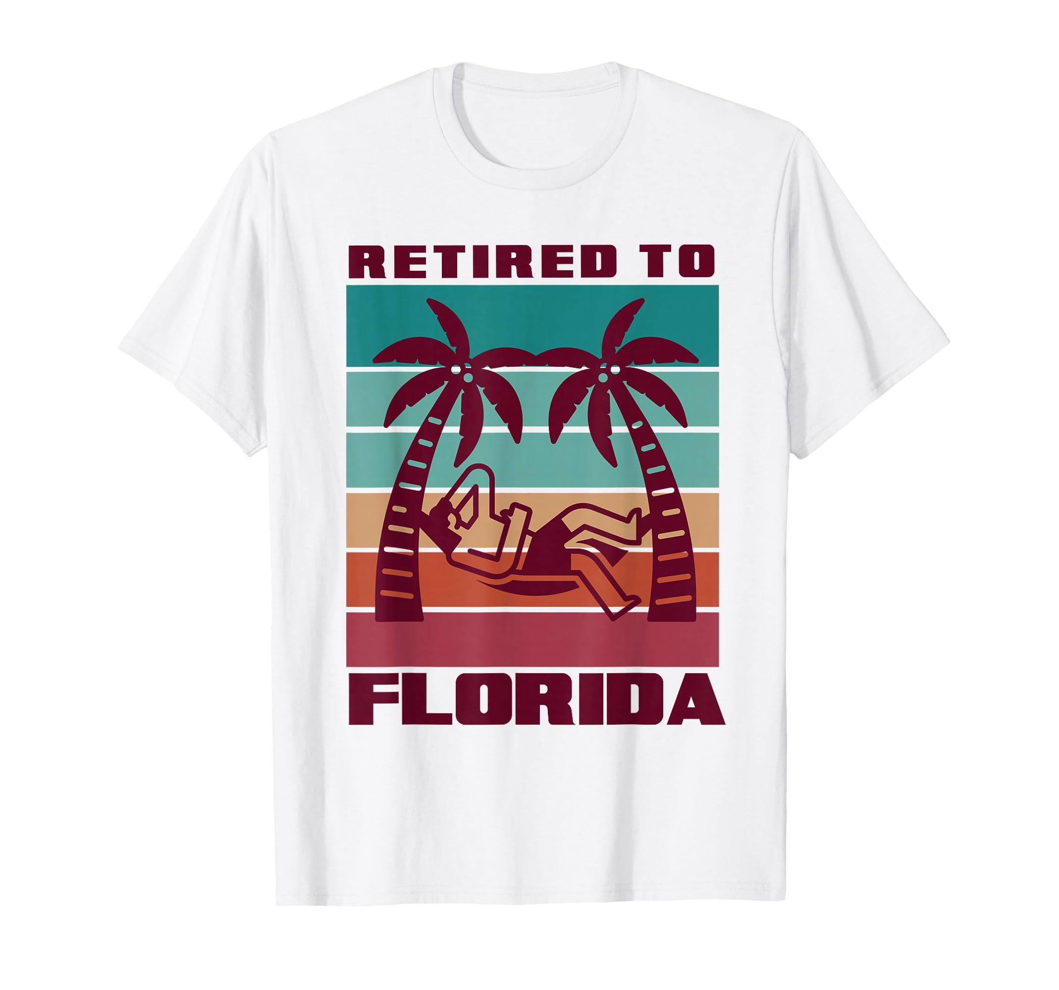 Mens Retired to florida mens retirement funny T-Shirt