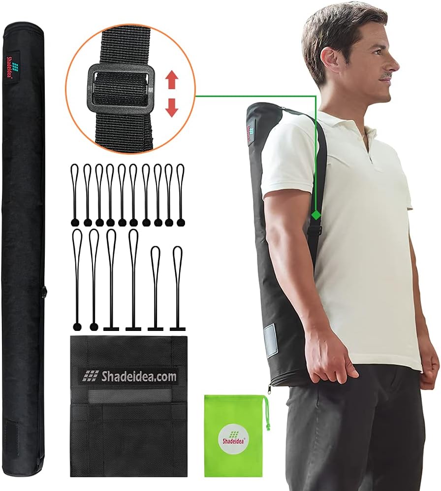 Shadeidea JL Top Sunshade Compatible with Jeep Wrangler JLU Sun Shade Top 4 Door Roof Mesh Screen Cover 2018-2023, Wind Noise UV Blocker -10 Year Warranty - American Flag -Front&Rear